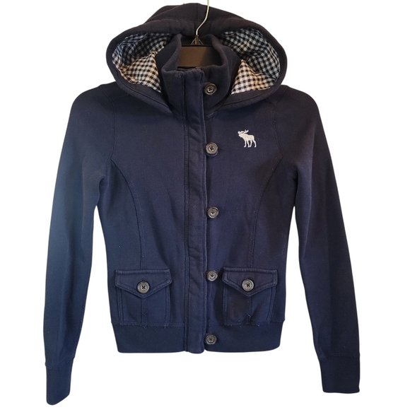 abercrombie kids Other - Abercrombie Kids Navy Blue Zip Up Jacket